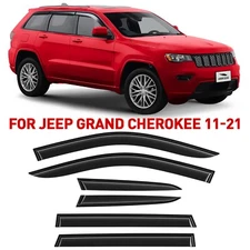 Rain Guards Vent Visors Shade for 2011-2020 Jeep Grand Cherokee SHATTERPROOF