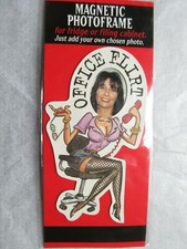 PHOTO FRAME MAGNETIC 'OFFICE FLIRT' RETRO 1998 UNUSED