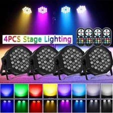 4X 36LED 108W PAR Can Stage Light RGB DMX Club Party DJ Disco Lighting