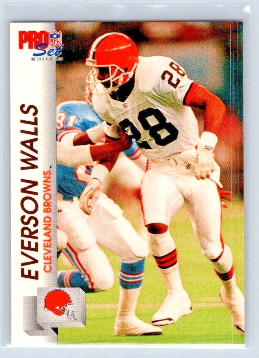 1992 Pro Set Series 2 - Everson Walls - Cleveland Browns - Base - #472