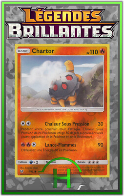 Chartor Reverse - SL3.5:Glänzende Legenden - 11/73 - Französische Pokemon Karte 