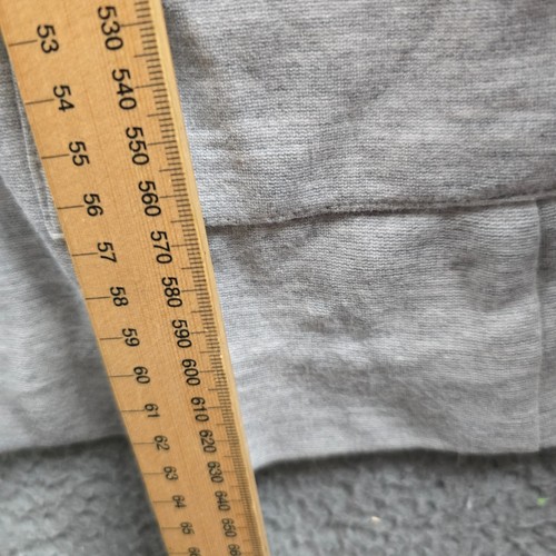 Target Womens Blazer Jacket Size 18 Grey Stretch Knit Long Sleeve Collared Open - Picture 6 of 14