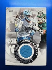 2022 Topps PLL Premier Lacrosse JOHN CRAWLEY Premier Relic, Atlas 👀🥅🥍🔥