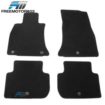 Fits 18-23 Kia Stinger Car Nylon Floor Mats Front & Rear Carpets 4PCS - Black