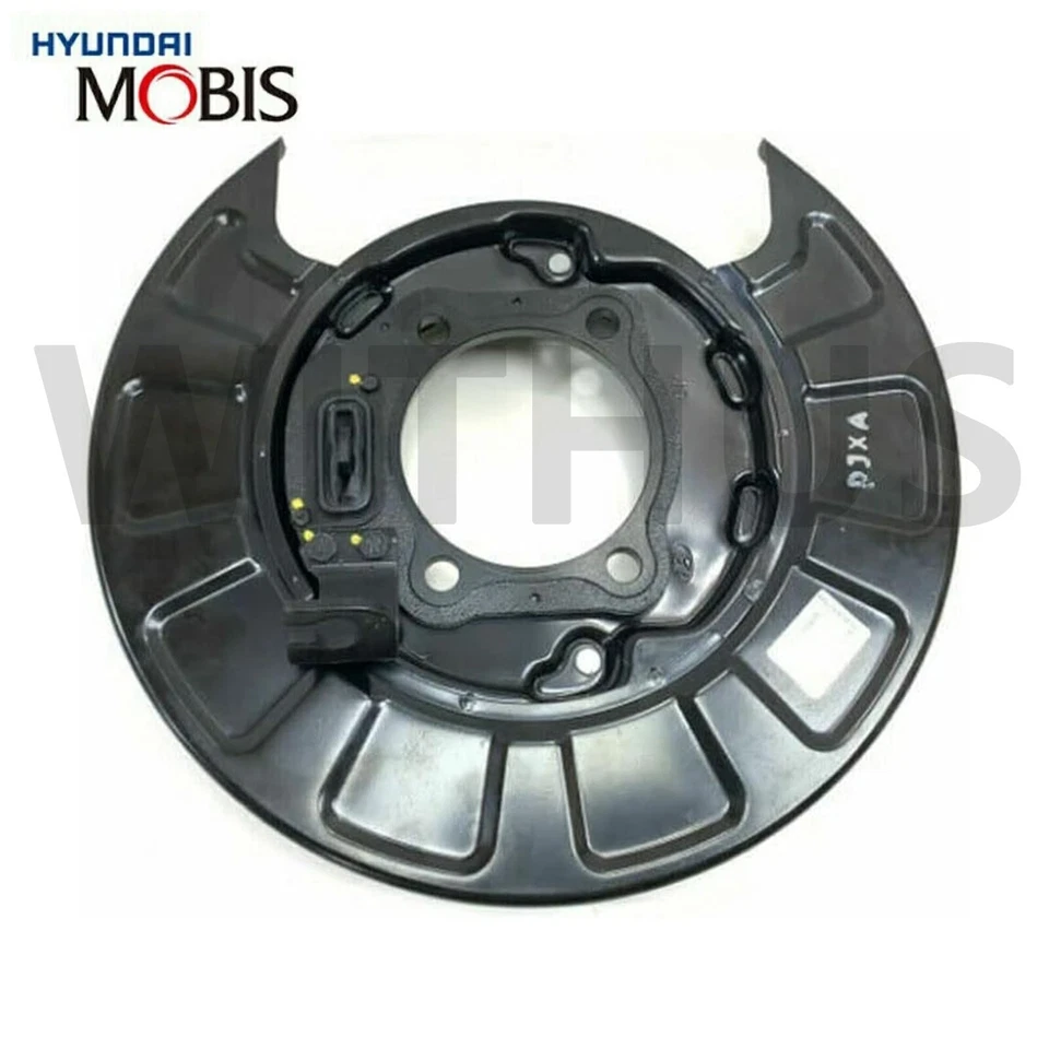 Placa de estacionamiento de freno trasera izquierda+derecha OEM para Hyundai SantaFe 2006-09 genuina_ Foto 4 de 4