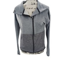 Champion C9 Womens Zip Jacket Athletic Lightweight Gray XS
