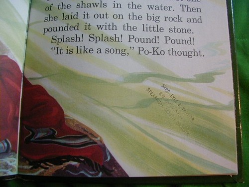 Vintage 1954 LITTLE BEAVER Elizabeth Beecher red ryder Tell a Tale book - Picture 4 of 8
