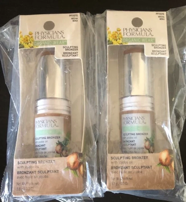 2 pack Physicians Formula Organic Wear Sculpting Bronzer NIP PF11070 - Mocha - Image 4 of 4