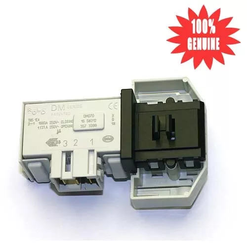 Genuine Bosch Washing Machine Door Lock Switch WFL1660 WFL1660AU/28 WFL1660AU/29 - Picture 5 of 5