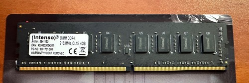 Intenso DDR4 RAM 4GB Ramspeicher 2166mhz Gebraucht RAM Modul Arbeitsspeicher