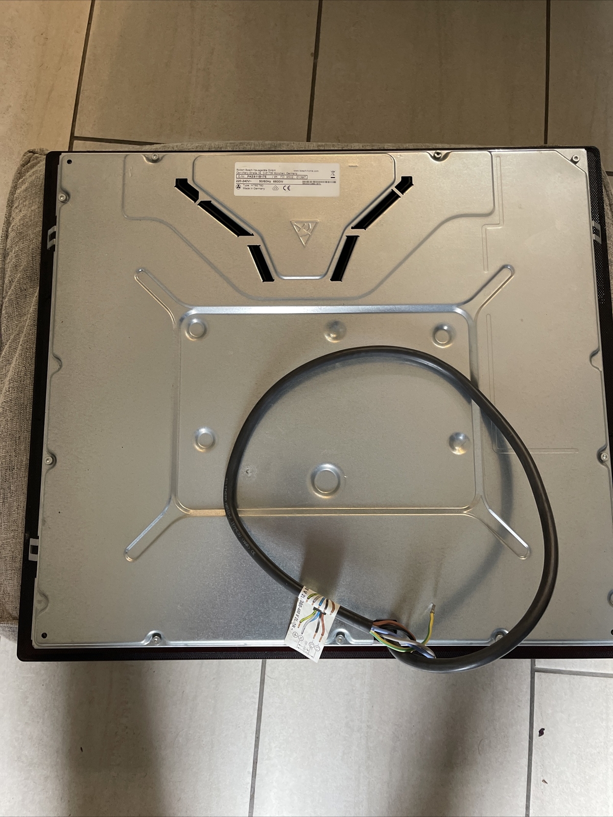 Bosch PKE611D17E 4 Burner Black Glass Electric Ceramic Hob eBay