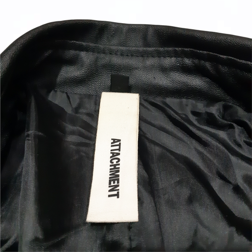 KAZUYUKI KUMAGAI ATTACHMENT Studded Leather Jacket Size M fit Small - Picture 7 of 9