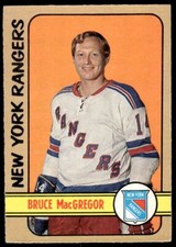 1972-73 O-Pee-Chee LOW End Bruce MacGregor New York Rangers #103