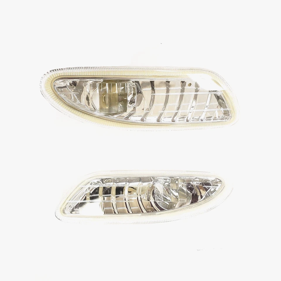 For 2001-2007 Mercedes-Benz C-Class Euro Chrome Clear Front Side Marker Lights - Imagem 3 de 4