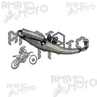 Giannelli Extra V2 Auspuff Endtopf FüR 50 Cc Yamaha Aerox 95-11 Grau
