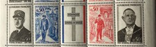France 1971 1698A Anniversaire de la mort du général Gaulle - bande de 4t.