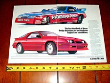 1986 Shelby Dodge Turbo Daytona Z Goodyear - Original 2 Page Ad 1986 Shelby Dodge Turbo Daytona Z Goodyear - Original 2 Page Ad