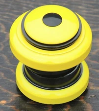 Yellow 1 1/8" HEADSET Threadless Fork Vintage MTB Fixie Bicycle Cruiser Bike BMX