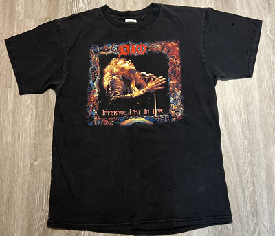DIO Inferno: Last In Live Tシャツ RONNIE JAMES DIO INFERNO LAST IN LIVE VINTAGE HULL & BACK TOUR