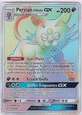 257/236 Persian d'Alola-GX Éclipse Cosmique CARTE POKEMON