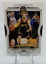 2020-21 Chronicles NBA Basketball Legacy Nico Mannion Warriors RED Parallel #696