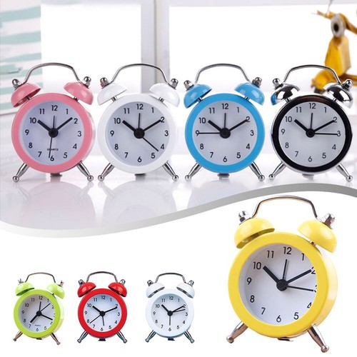 Alarm Clock Glass Lens Classic Double Bell Metal Main Body B ro Shop