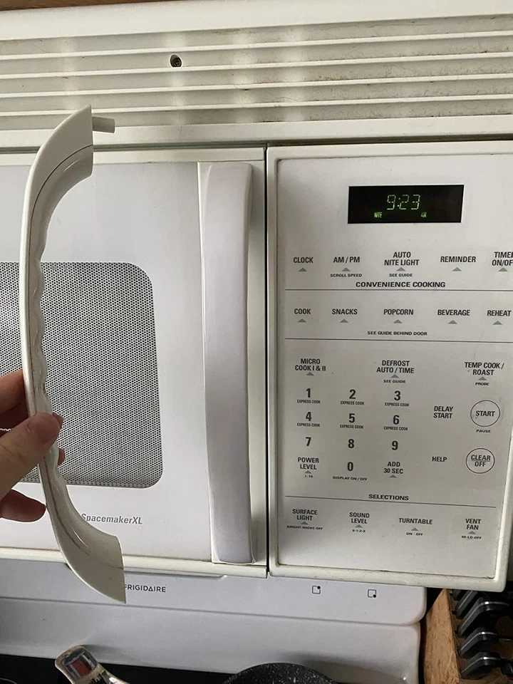 Repuesto de manija de puerta de microondas Podoy mejorado WB15X335 compatible Foto 3 de 4