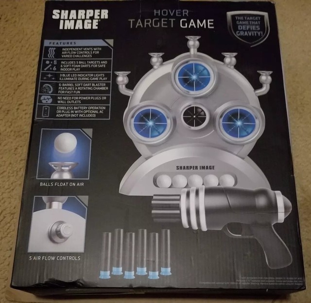 sharper image hover ball target game