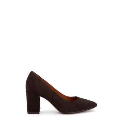 NWB Aquatalia Peony Pumps Suede Heels Espresso Shoes sz 9.5M