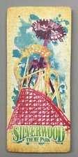 Silverwood Theme Park Idaho Canvas Magnet Discontinued Rare Limited Last Ones