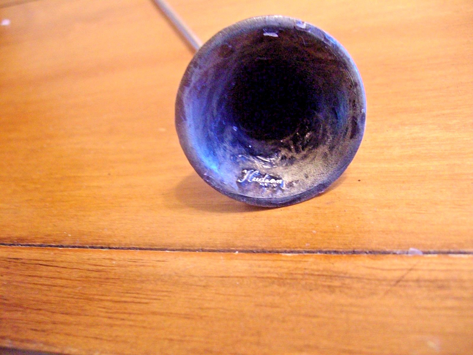 VINTAGE HUDSON PEWTER LIBERTY BELL CANDLE SNUFFER eBay