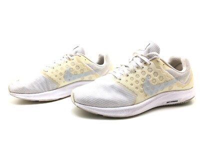 Nike Downshifter 7 Damen Sneaker Gr. 40,5 Turnschuhe Halbschuhe Schnürschuh Weiß