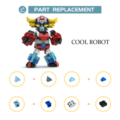 ZITIANYOUBUILD MOC-75508 Robot Mech Charaktere aus Anime Modell 546 Stück