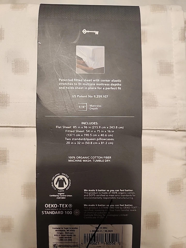 Juego de sábanas completas Threshold Pewter Moon Foto 4 de 4