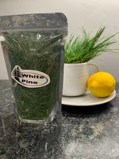 Fresh Eastern White Pine Needles Organic Wild Suramin 1/4Lb + Reusable Tea bag!