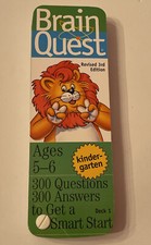 Brain Quest Kindergarten 300 Questions Deck 1 Revised 3rd Edition