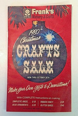 Download Vintage 1980 Frank S Nursery Crafts Christmas Crafts Sale Color Catalog Prices Ebay 3D SVG Files Ideas | SVG, Paper Crafts, SVG File