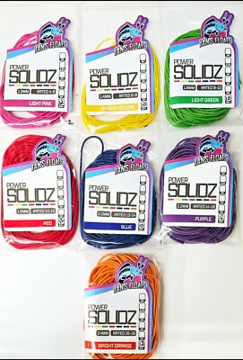 IAN'S FLOATS POWER SOLIDZ POLE ELASTIC *7 LÄNGEN & 7 DURCHMESSER* MATCH FISHING