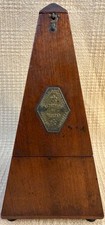 Antique PAQUET Metronome de Maelzel Paris No. 139489 c1866-1880 VTG Walnut