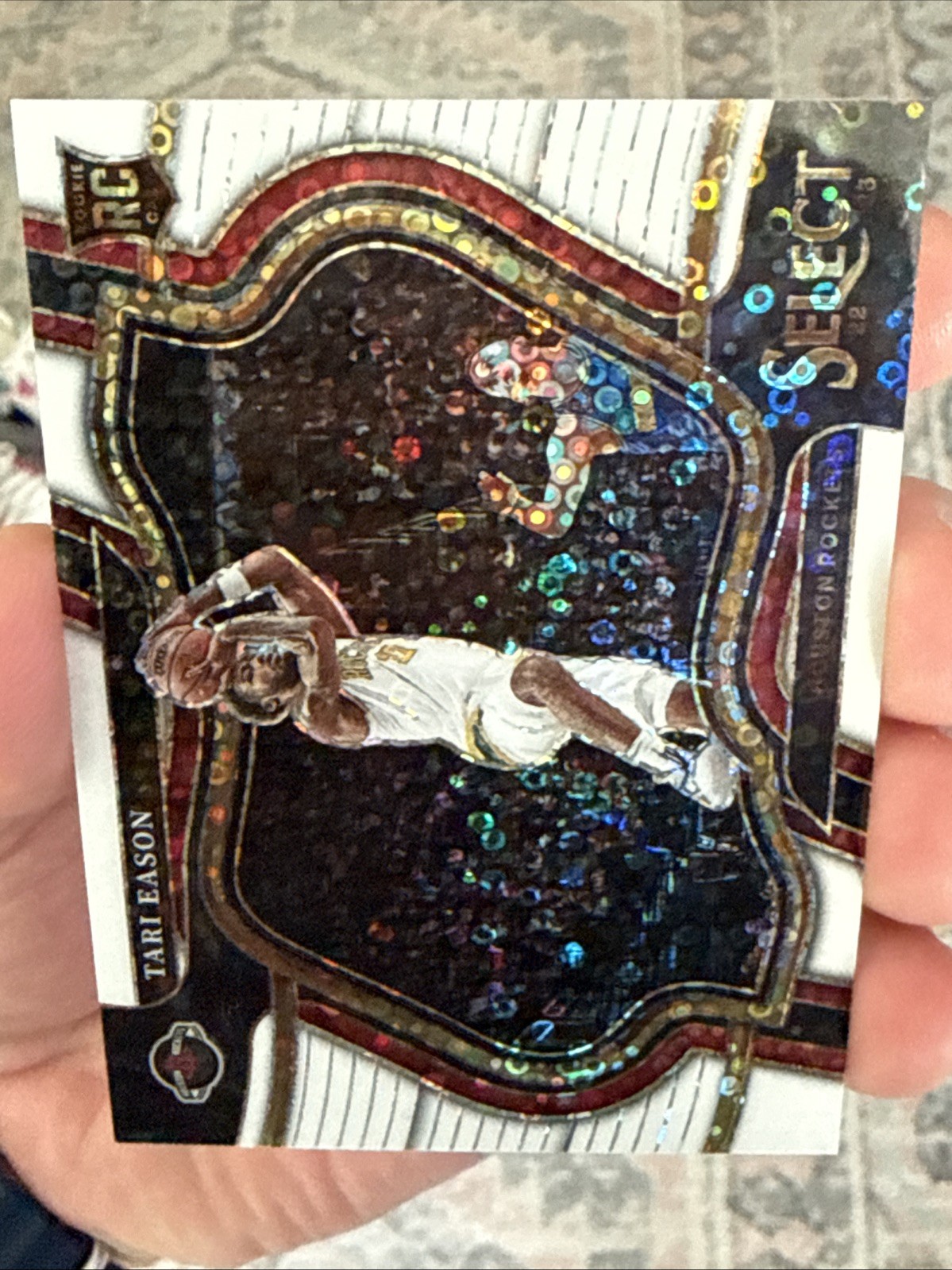 2022-23 Panini Select Courtside Tari Eason #278 White Disco Prizm /75 (RC)