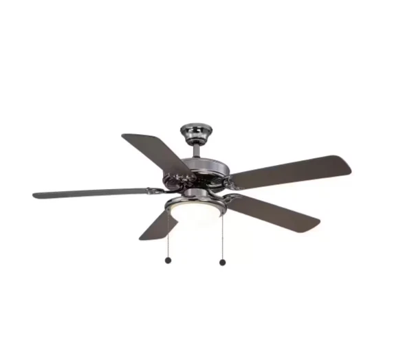 Hampton Bay Trice 52 in. LED Gunmetal Ceiling Fan with Light Kit - Image 4 of 4