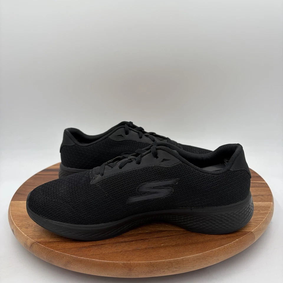 Zapatillas deportivas para caminar negras Go Walk 4 talla 9 Skechers para mujer 14175 Foto 2 de 4