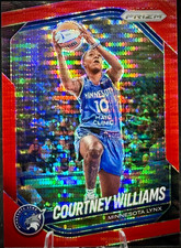 2025 Panini WNBA Prizm - Courtney Williams #69 - Red Pulsar Prizm /299