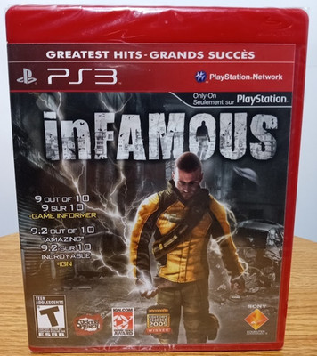 inFamous Greatest Hits for PlayStation 3 PS3 by Sony New Sealed