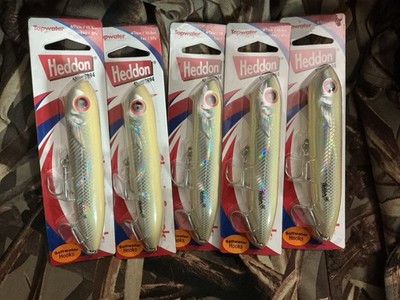 NEW(OTHER)HEDDON CHUG N SPOOK:BONE/SILVER COLOR,5 LONG,1 OZ.,H.T.R.