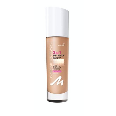 Make Up ölfrei 39 Natural Manhattan 3in1, Foundation, Gesichtsmakeup