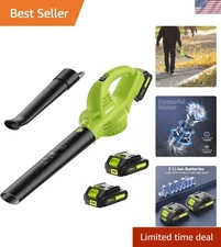 Petite 2.6 lbs Electric Leaf Blower - 180CFM, Ergonomic Design for Easy Cleaning