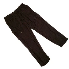 Nwt jolt black cargo pants with elastic draw string waist Size 11