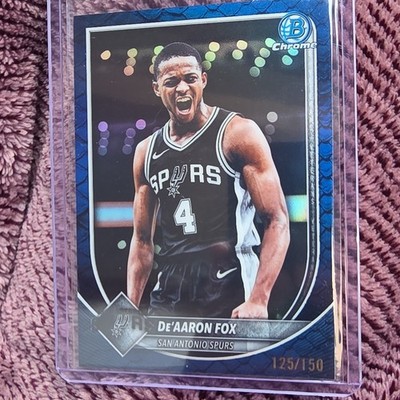 TOPPS 2025-26 BOWMAN CHROME DE'AARON FOX #BCV-144 SPURS 125/150
