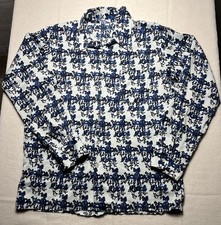 Vintage 70s Rothschilds Kansas City Disco Club Long Sleeve Button Down Size XL